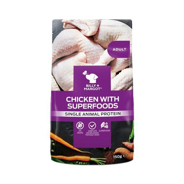 Billy + Margot Chicken with Superfoods Wet Pouch   150g - McGrocer