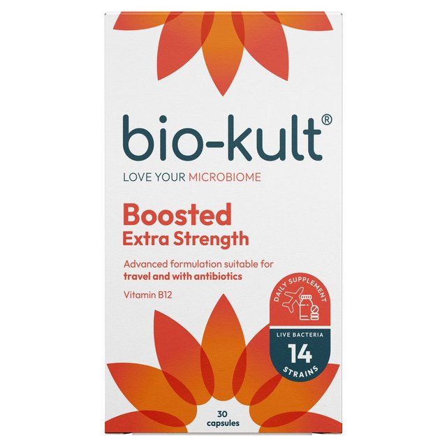 Bio-Kult Boosted Extra Strength Probiotics Gut Supplement Capsules   30 per pack - McGrocer