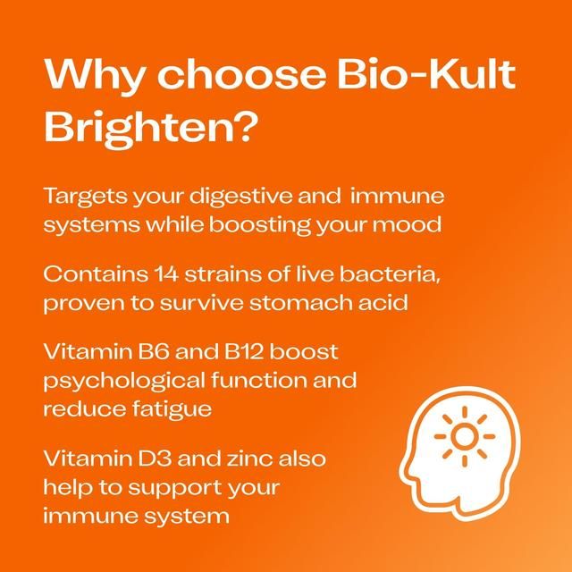 Bio-Kult Probiotics Brighten Gut Supplement with Vitamin D Capsules   60 per pack - McGrocer