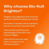 Bio-Kult Probiotics Brighten Gut Supplement with Vitamin D Capsules   60 per pack - McGrocer