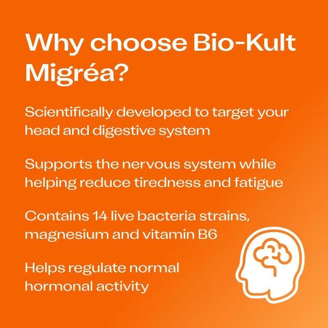 Bio-Kult Probiotics Migrea Gut Supplement 60 Capsules   60 per pack - McGrocer