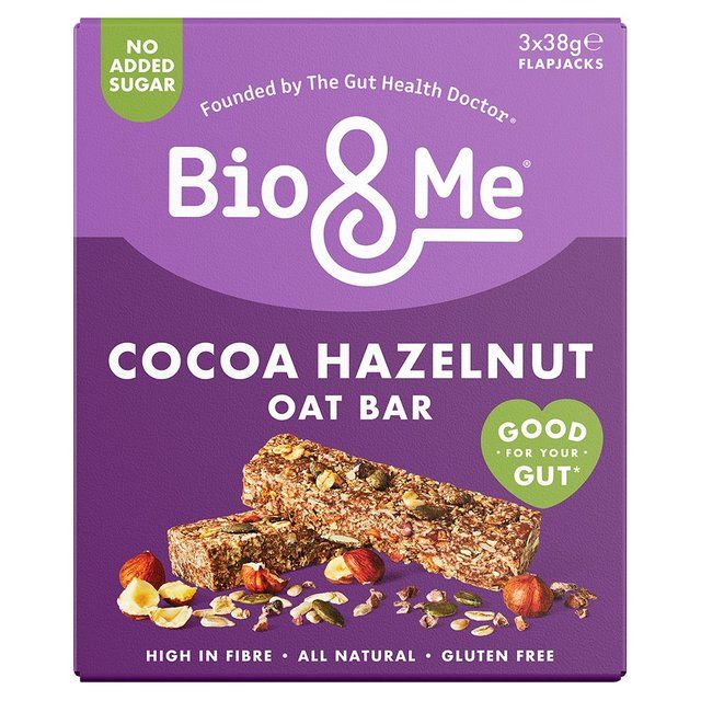 Bio&Me Cacao & Hazelnut Oat Bars   3 x 38g - McGrocer