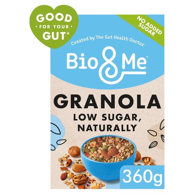Bio&Me Granola Low Sugar Naturally Gut-Loving Prebiotic   360g - McGrocer