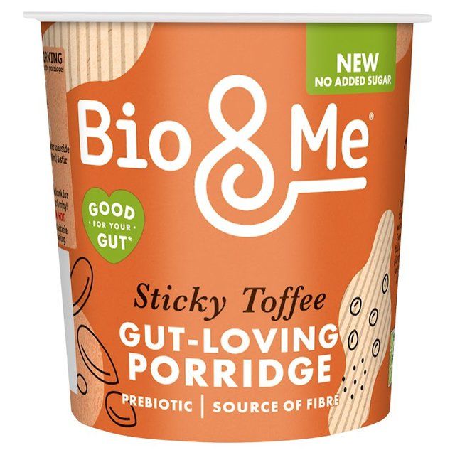 Bio&Me Sticky Toffee Pudding Porridge Pot   58g - McGrocer