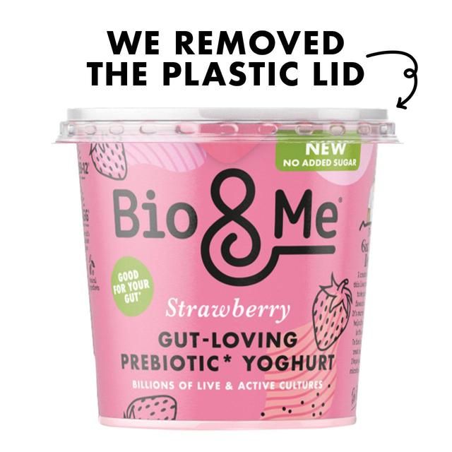 Bio&Me Strawberry Gut-Loving Prebiotic Yoghurt   350g - McGrocer