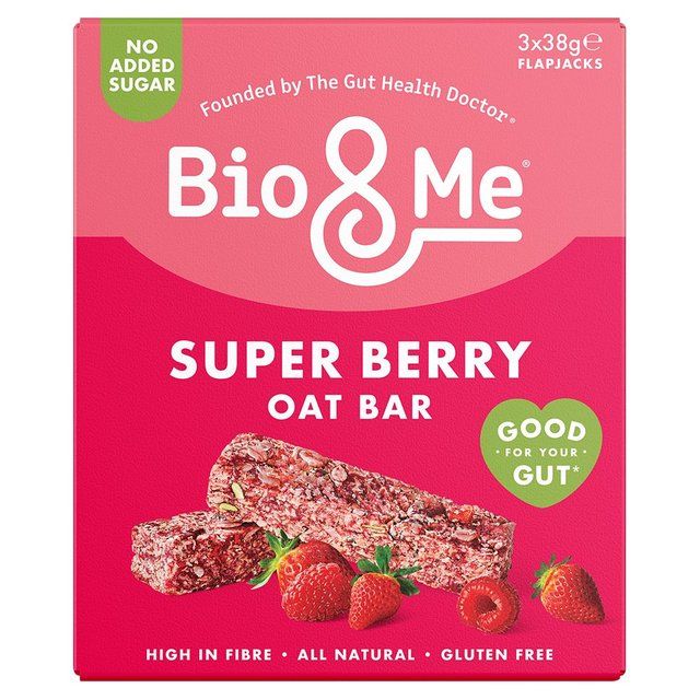 Bio&Me Super Berry Oat Bars   3 x 38g - McGrocer