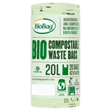 BioBag 20L Compostable Bin Liners   20 per pack - McGrocer