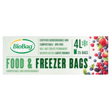 BioBag 4L Compostable Food and Freezer Bags   25 per pack - McGrocer