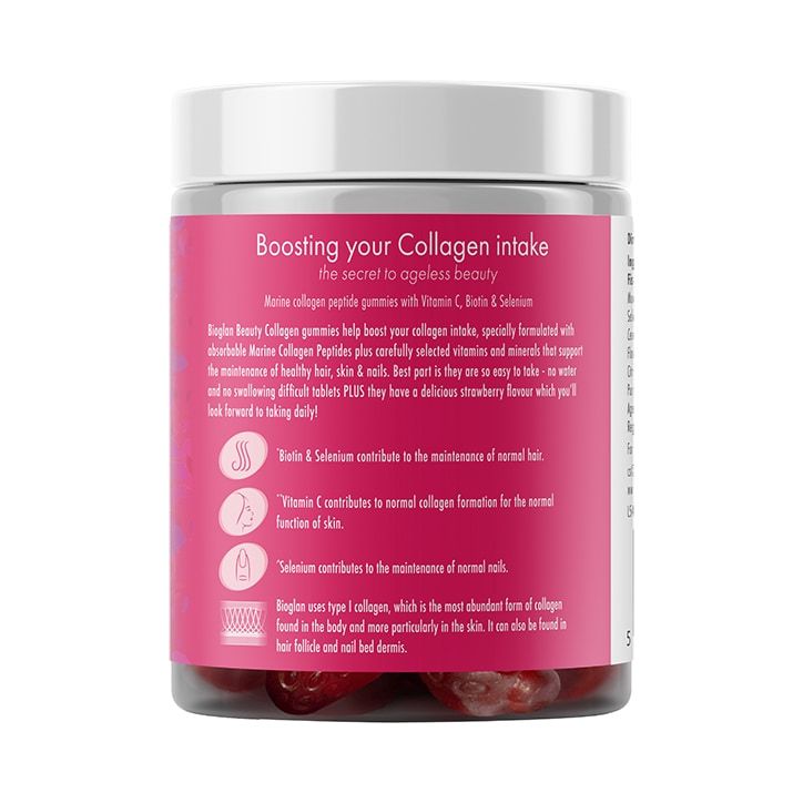 Bioglan Beauty Collagen 60 Strawberry Gummies - McGrocer