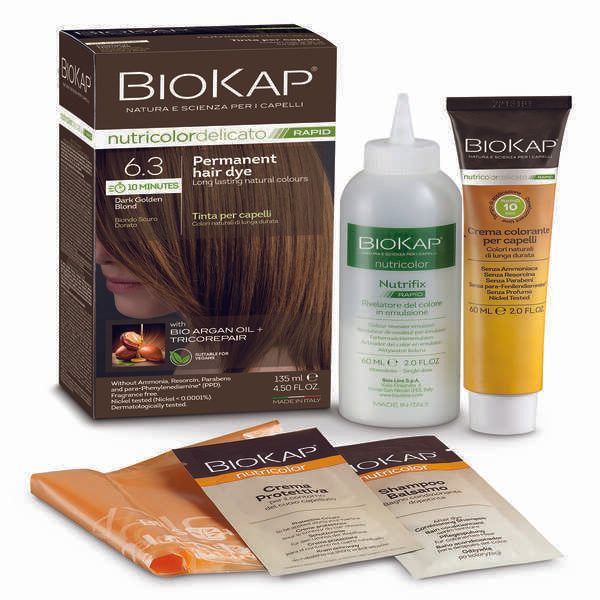 BioKap Dark Golden Blond 6.3 Rapid Hair Dye - McGrocer