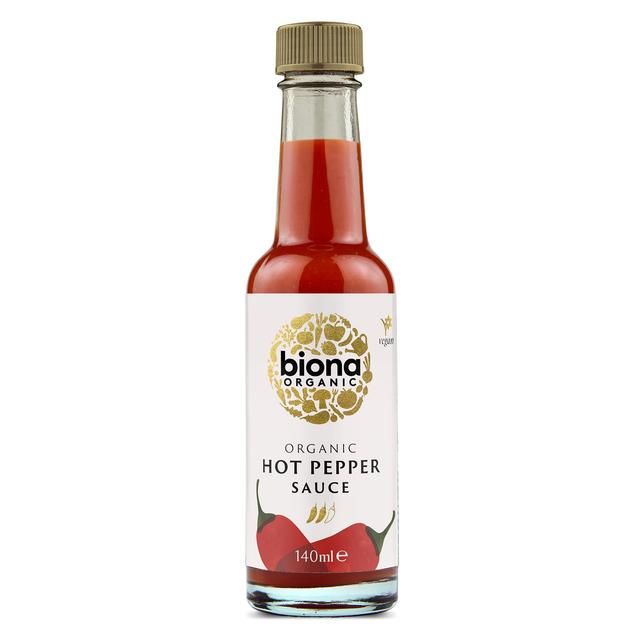 Biona Hot Pepper Sauce Organic   140ml - McGrocer