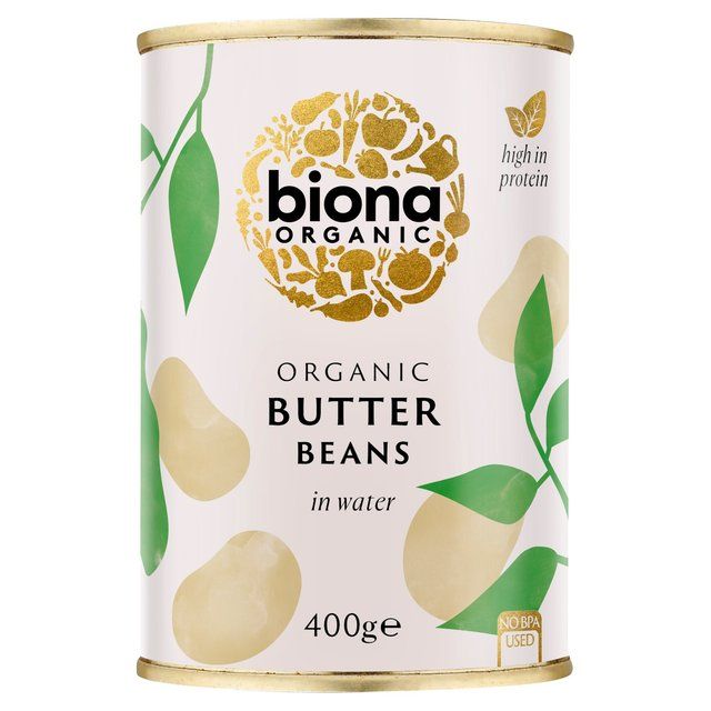 Biona Organic Butter Beans in Water   400g - McGrocer