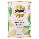 Biona Organic Butter Beans in Water   400g - McGrocer