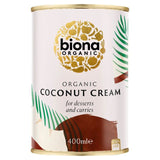 Biona Organic Coconut Cream   400ml - McGrocer