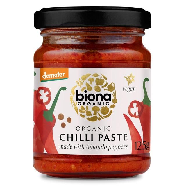 Biona Organic Hot Chilli Paste Demeter   125g - McGrocer