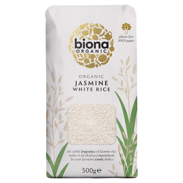 Biona Organic Jasmine Rice White   500g - McGrocer