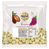 Biona Organic Raisins Yoghurt White Chocolate   60g - McGrocer