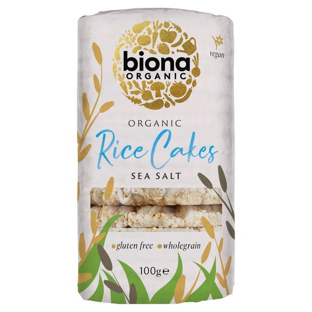 Biona Organic Rice Cakes With Sea Salt   100g - McGrocer