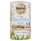 Biona Organic Rice Cakes With Sea Salt   100g - McGrocer