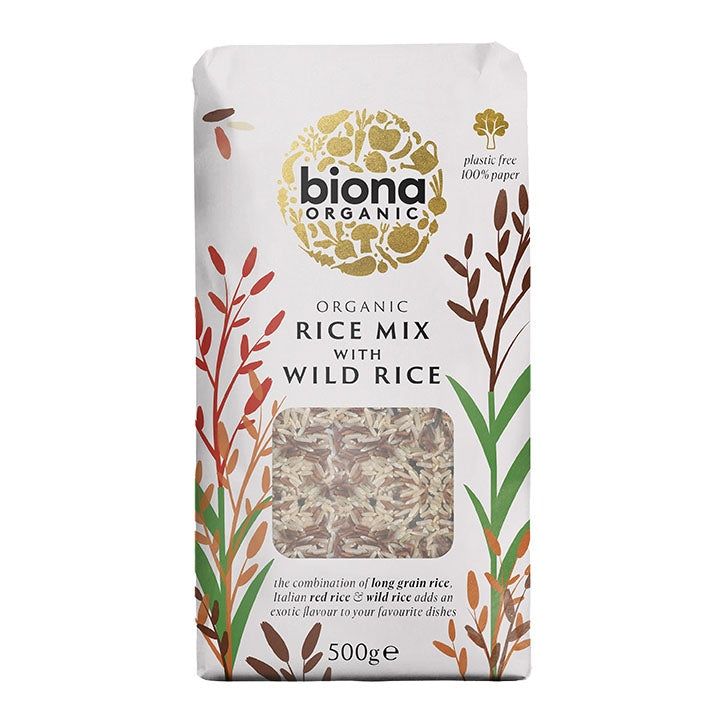 Biona Organic Rice Mix With Wild Rice 500g - McGrocer