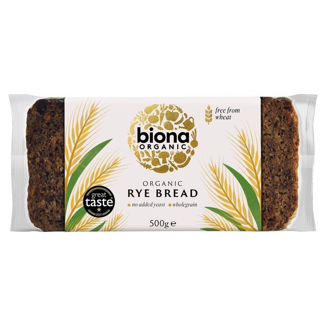 Biona Organic Rye Bread Sliced   500g - McGrocer