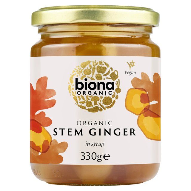 Biona Organic Stem Ginger In Syrup   330g - McGrocer