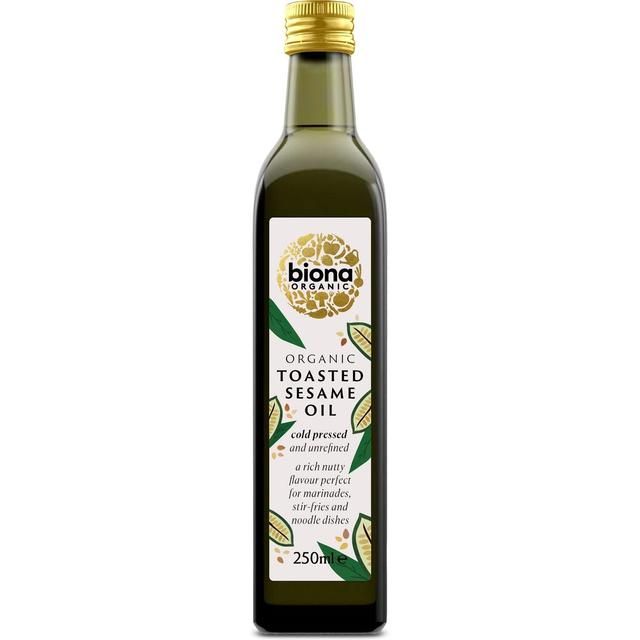 Biona Organic Toasted Sesame Seed Oil   250ml - McGrocer