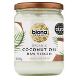 Biona Organic Virgin Coconut Oil Raw   400ml - McGrocer