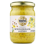 Biona Organic Wholegrain Mustard   200g - McGrocer