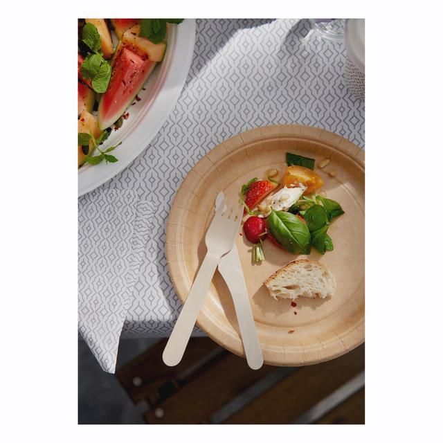 BioPak Wooden Cutlery For 6 People   18 per pack - McGrocer