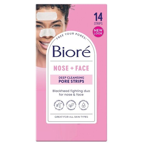 Bioré Deep Cleansing Pore Strips 7 Nose & 7 Face Strips - McGrocer