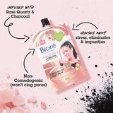 Biore Rose Quartz & Charcoal Stress Relief Clay Mask for Oily Skin   50ml - McGrocer