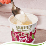 Biotiful Plant-Based Oat Kefir Yor-Gut Cherry   350g - McGrocer