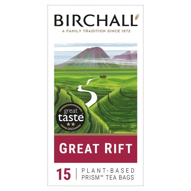 Birchall Great Rift Breakfast Blend - 15 Prism Tea Bags   15 per pack - McGrocer
