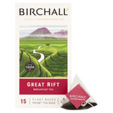 Birchall Great Rift Breakfast Blend - 15 Prism Tea Bags   15 per pack - McGrocer