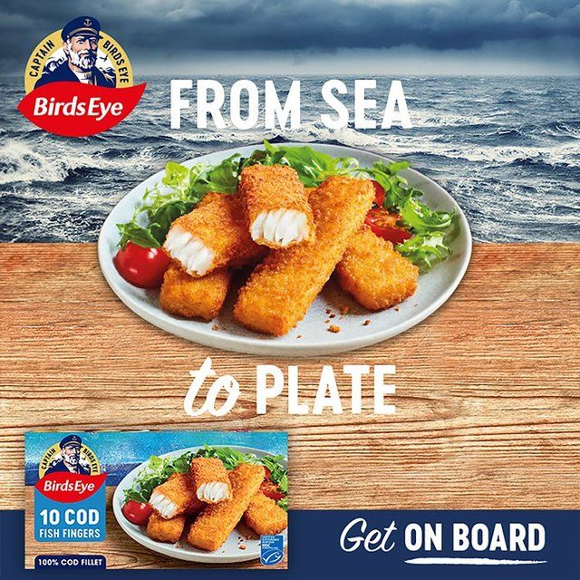 Birds Eye 10 MSC Breaded Cod Fish Fingers   280g - McGrocer