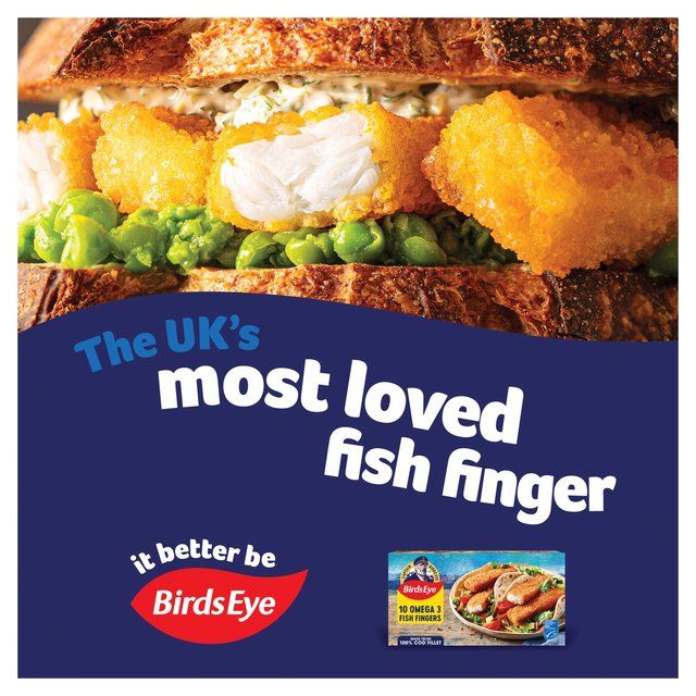 Birds Eye 10 MSC Breaded Omega 3 Fish Fingers   280g - McGrocer