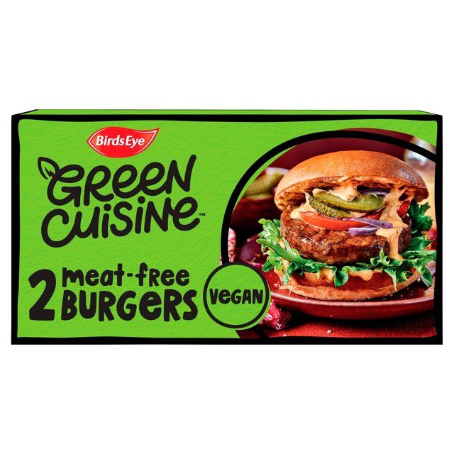 Birds Eye 2 Green Cuisine Vegan Burgers   200g - McGrocer