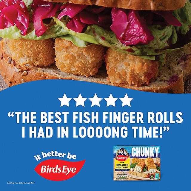 Birds Eye 6 ASC Chunky Breaded Fish Fingers   360g - McGrocer