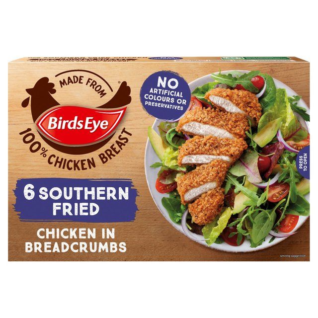 Birds Eye 6 Southern Fried Breaded Chicken Breast Steaks   540g - McGrocer