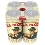 Birra Moretti Lager Beer Cans   4 x 440ml - McGrocer