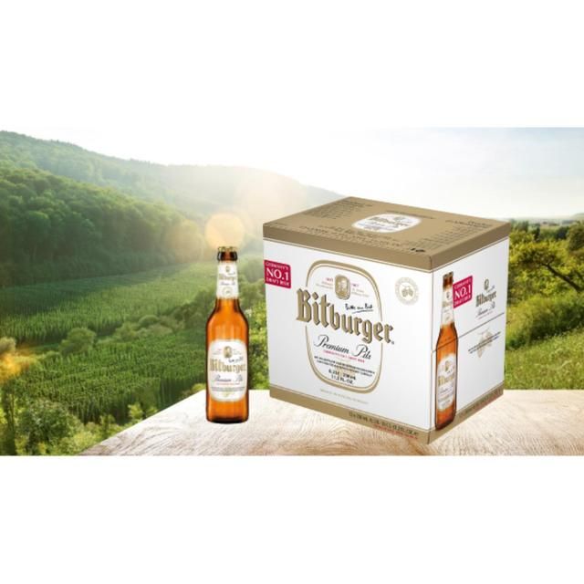 Bitburger Premium Pils   12 x 330ml - McGrocer