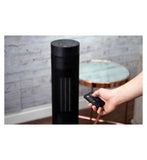 Black & Decker 2KW Flame Effect Ceramic Tower Heater with Remote Control - McGrocer