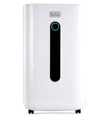 Black & Decker Portable Portable Low Noise Dehumidifier with 24 Hour Timer 6.5 Litres Water Tank - McGrocer