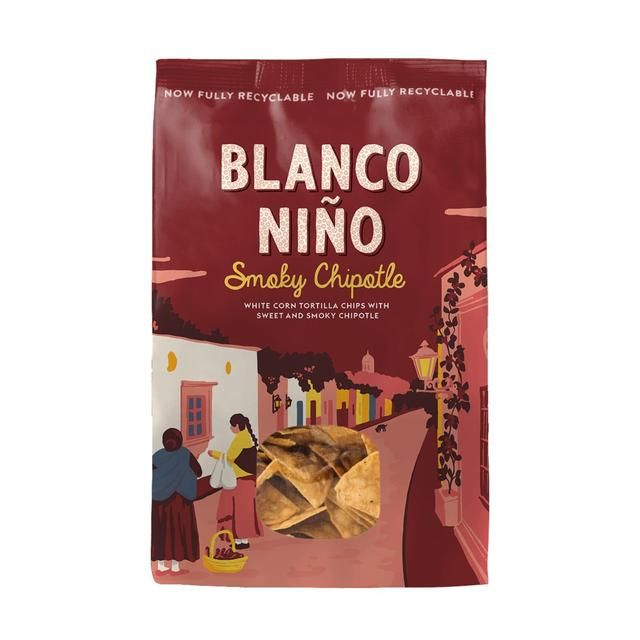 Blanco Nino Smoky Chipotle White Corn Tortilla Chips   170g - McGrocer