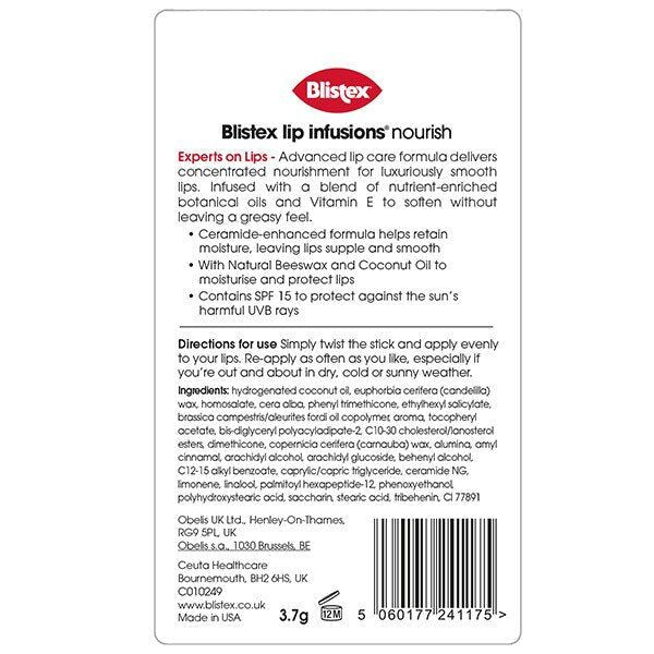 Blistex Lip Infusions - Nourish 3.7g - McGrocer