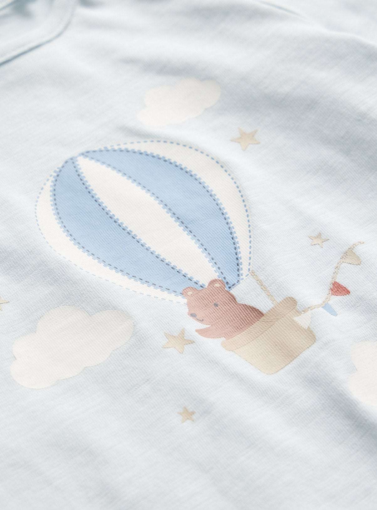 Blue Balloon Print Top & Striped Leggings Set 9-12 months - McGrocer