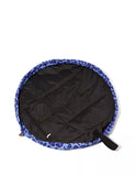 Blue Leopard Full Size Flat Lay Makeup Bag - McGrocer