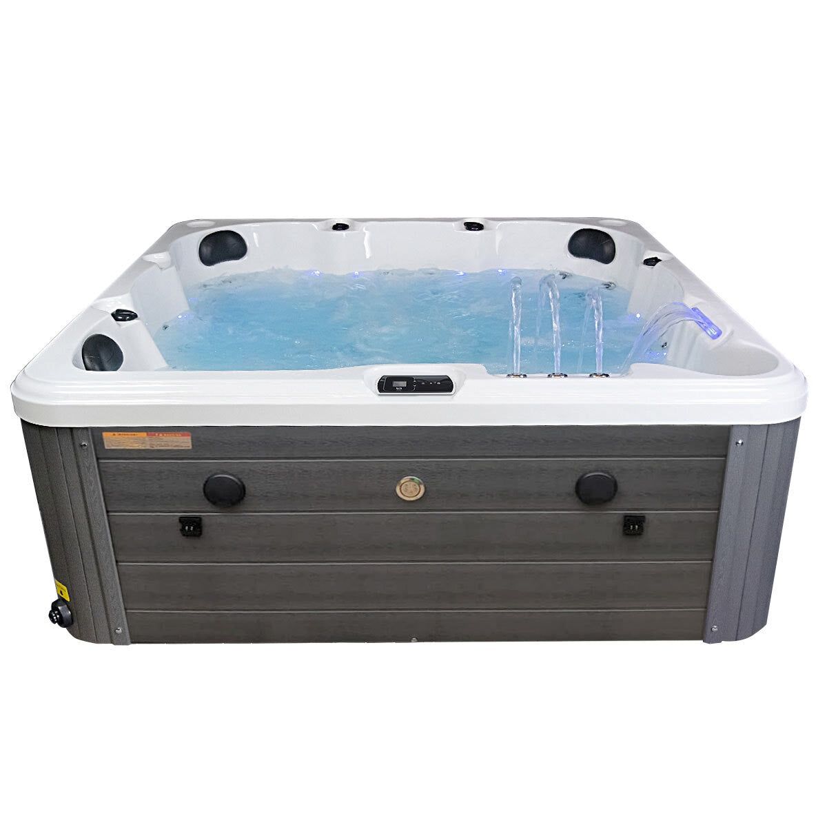Blue Whale Spa Olive Bay 54-Jet 6 Person Hot Tub - Delivered and Installed - McGrocer