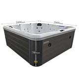 Blue Whale Spa Olive Bay 54-Jet 6 Person Hot Tub - Delivered and Installed - McGrocer